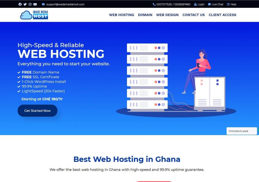 iWade Media Host -Best Web Hosting Company in Ghana